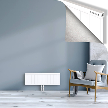 Rio Dekoratif Alüminyum Radyatör 300x1104 Beyaz Alt Orta 50mm