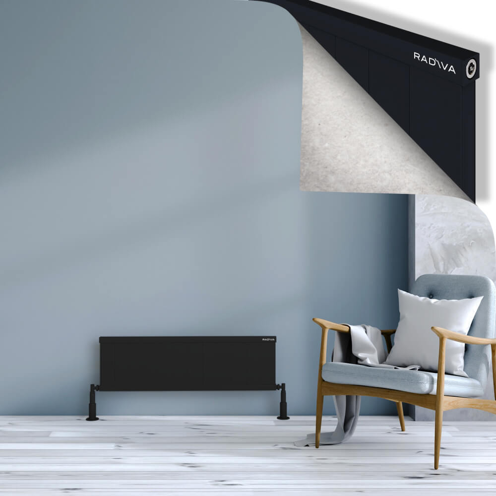 Rio Dekoratif Alüminyum Radyatör 300x1204 Siyah - 1