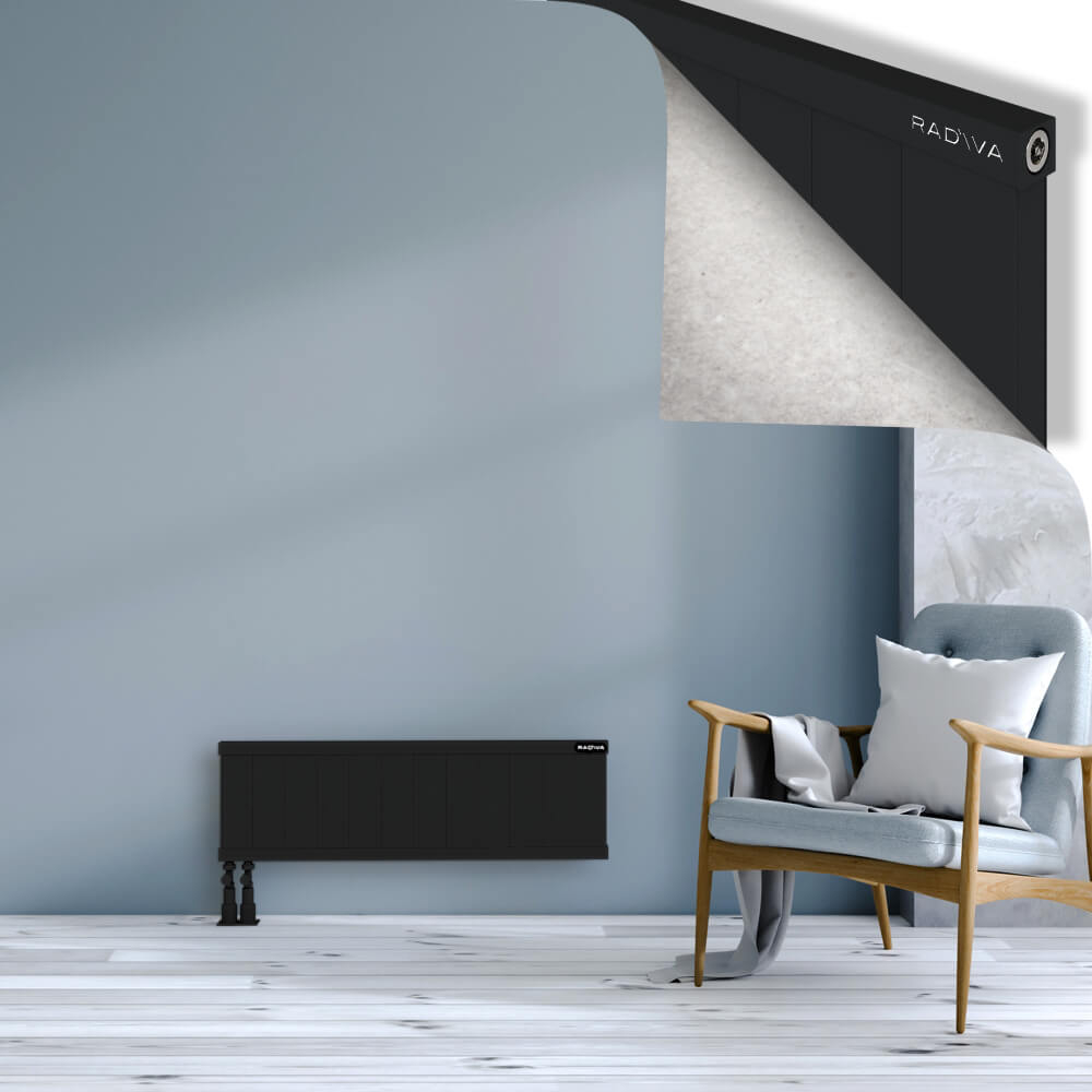 Rio Dekoratif Alüminyum Radyatör 300x1204 Siyah - 4