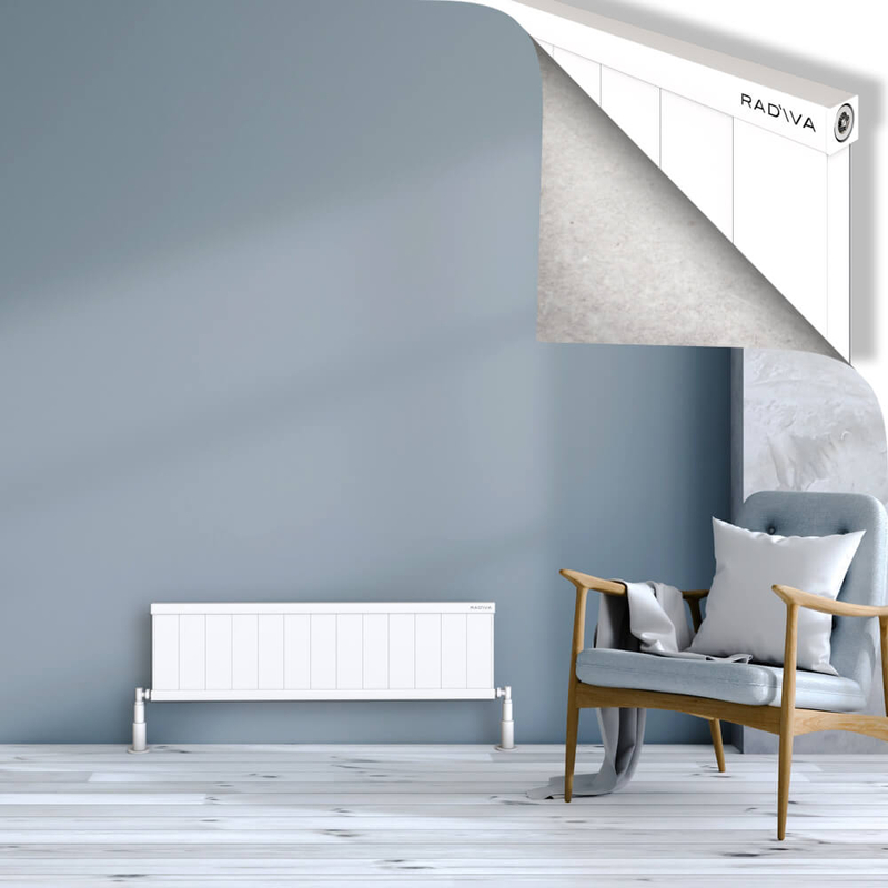 Rio Dekoratif Alüminyum Radyatör 300x1304 Beyaz 