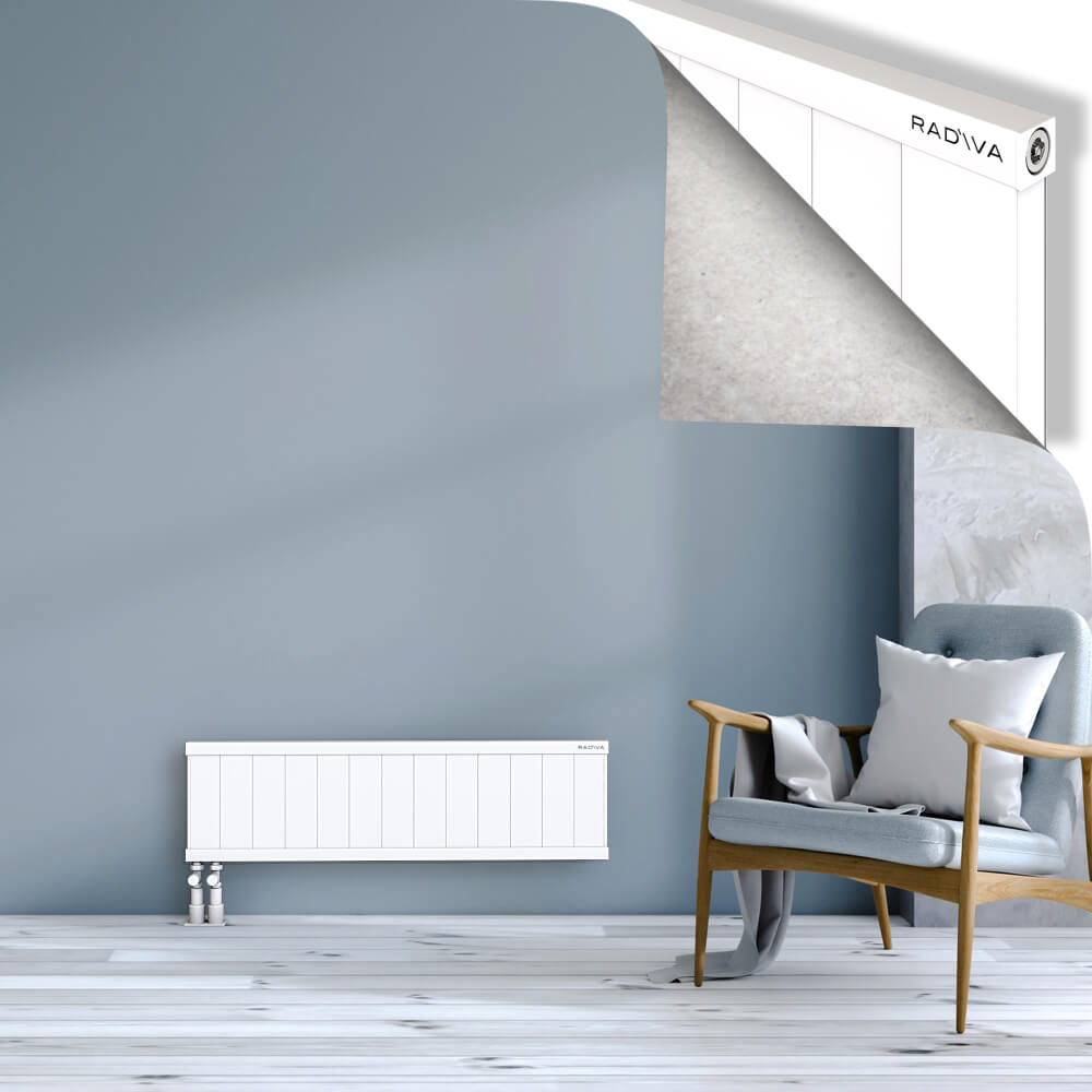 Rio Dekoratif Alüminyum Radyatör 300x1304 Beyaz - 4