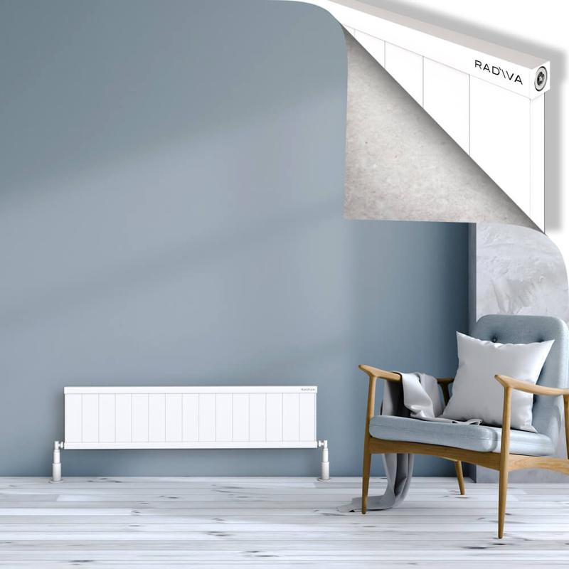 Rio Dekoratif Alüminyum Radyatör 300x1504 Beyaz 