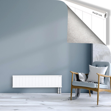 Rio Dekoratif Alüminyum Radyatör 300x1504 Beyaz Alt Sağ 50mm