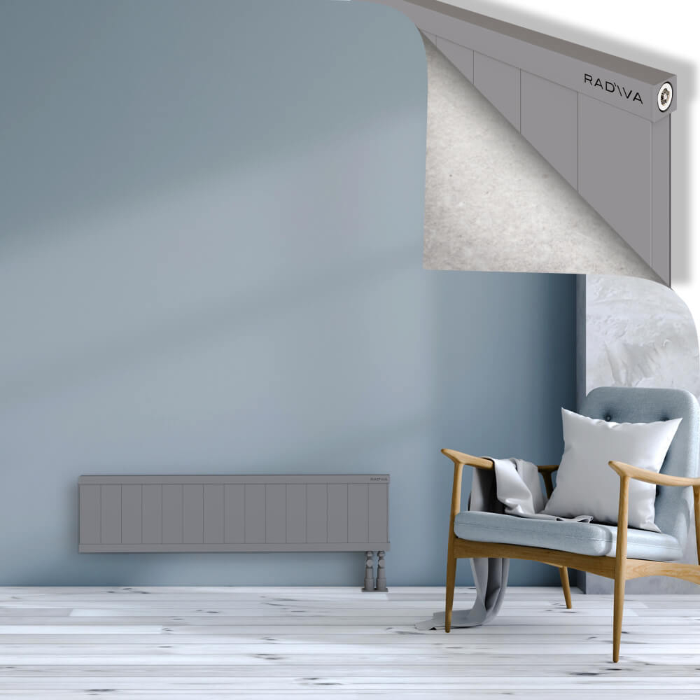 Rio Dekoratif Alüminyum Radyatör 300x1504 Gri - 3