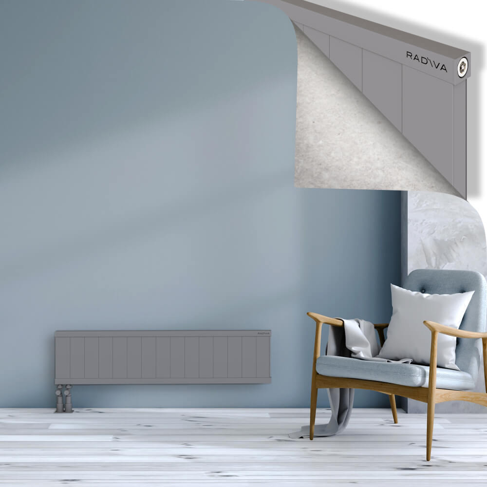 Rio Dekoratif Alüminyum Radyatör 300x1504 Gri - 4