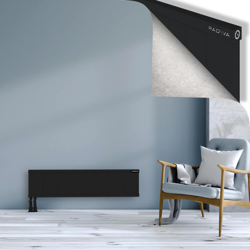 Rio Dekoratif Alüminyum Radyatör 300x1504 Siyah - 4