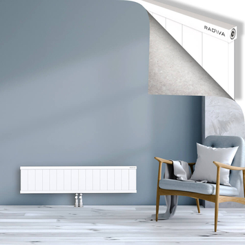 Rio Dekoratif Alüminyum Radyatör 300x1604 Beyaz Alt Orta 50mm