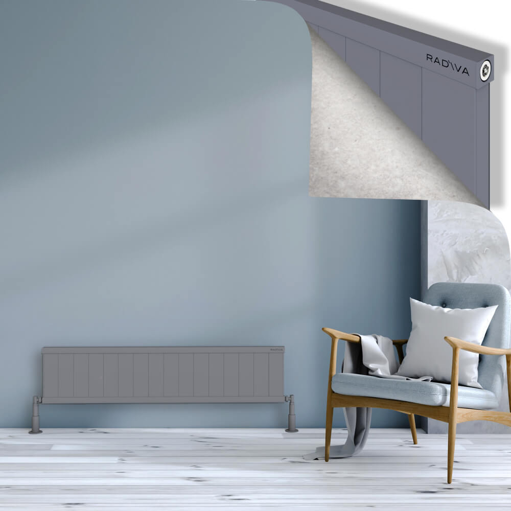 Rio Dekoratif Alüminyum Radyatör 300x1604 Gri - 1