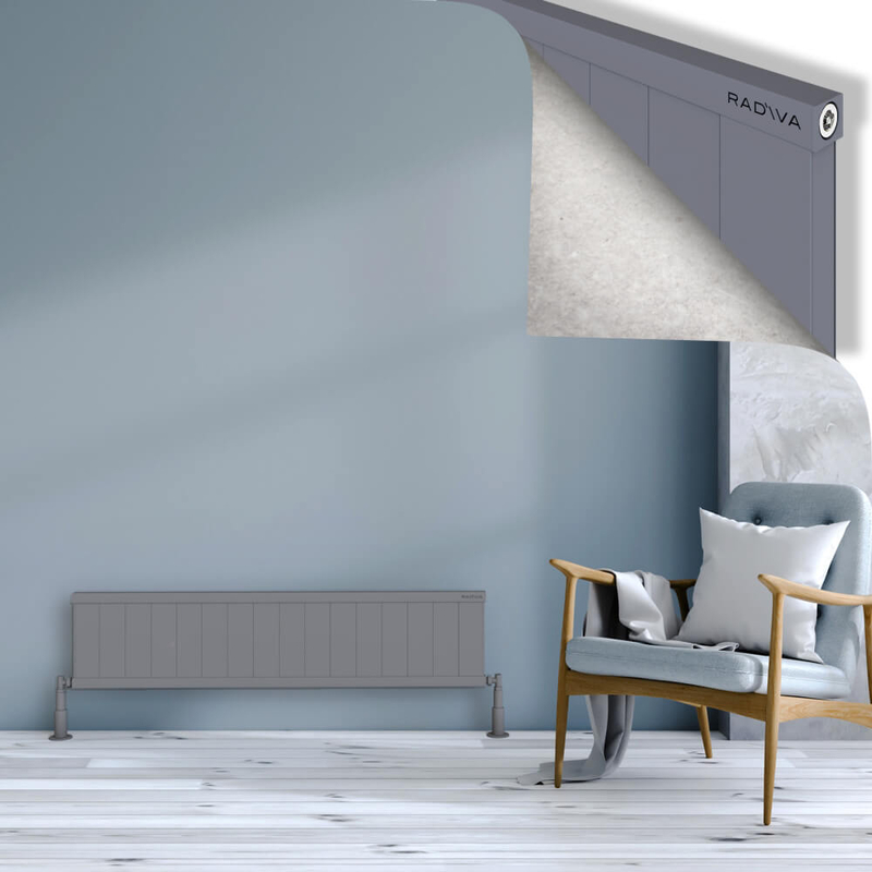 Rio Dekoratif Alüminyum Radyatör 300x1604 Gri 