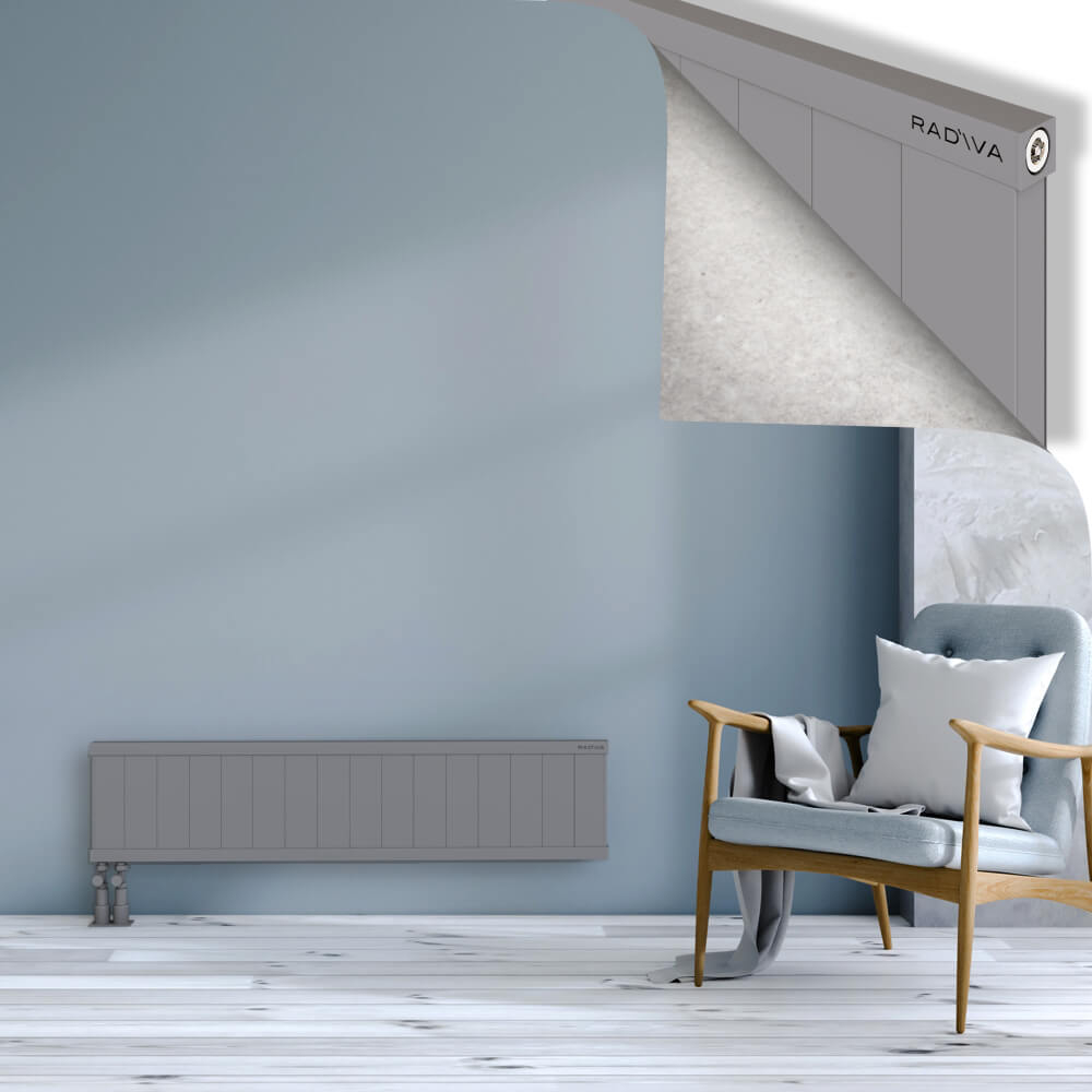Rio Dekoratif Alüminyum Radyatör 300x1604 Gri - 4