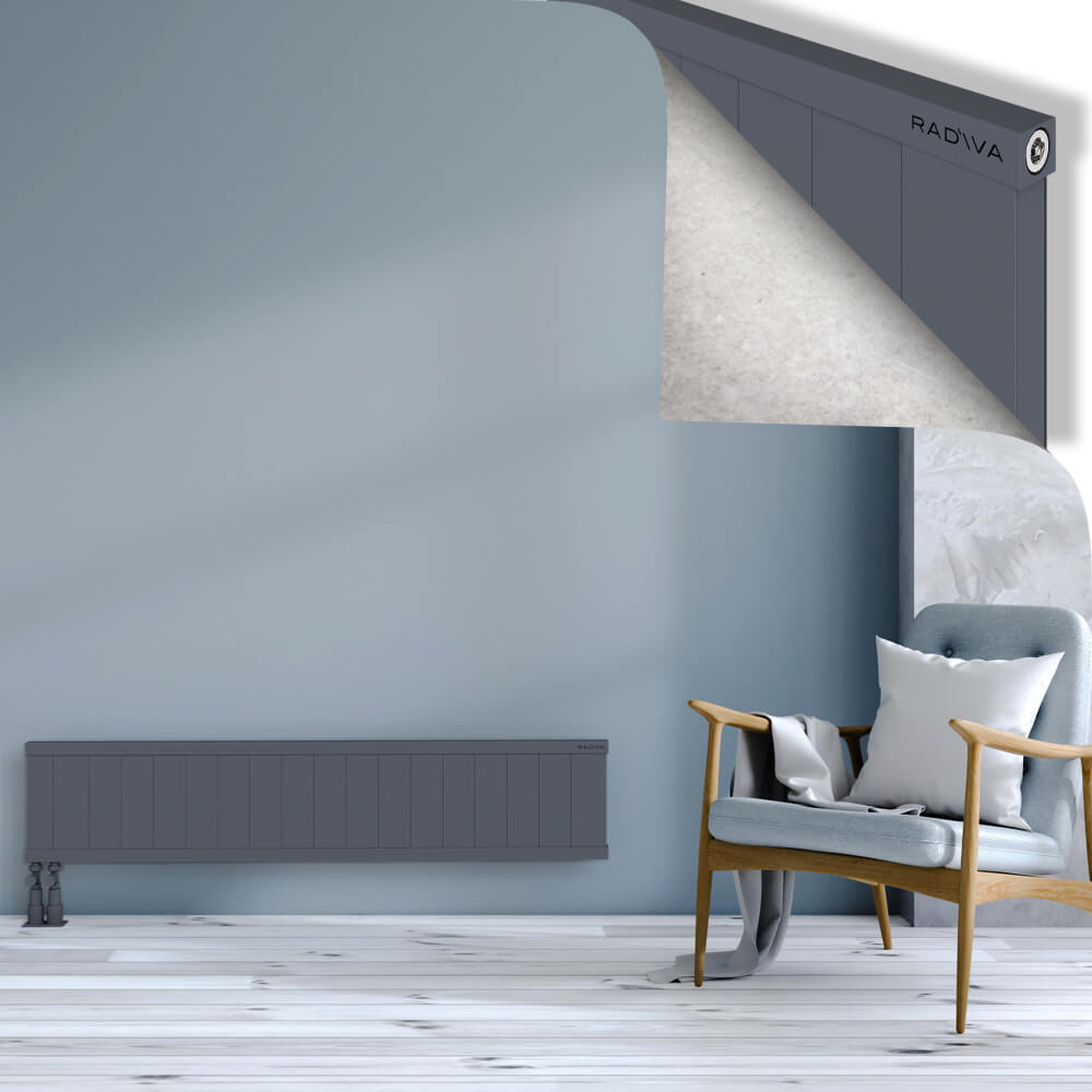 Rio Dekoratif Alüminyum Radyatör 300x1804 Antrasit - 4