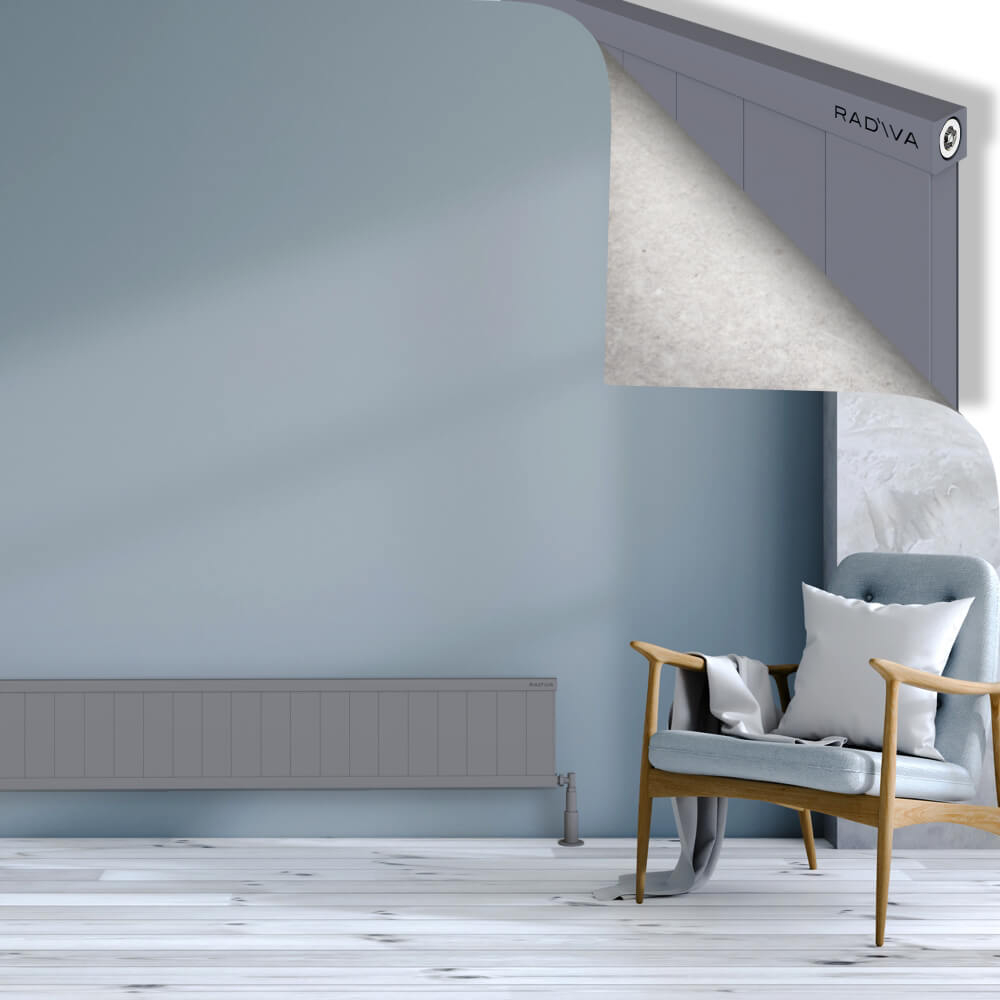 Rio Dekoratif Alüminyum Radyatör 300x2204 Gri - 1