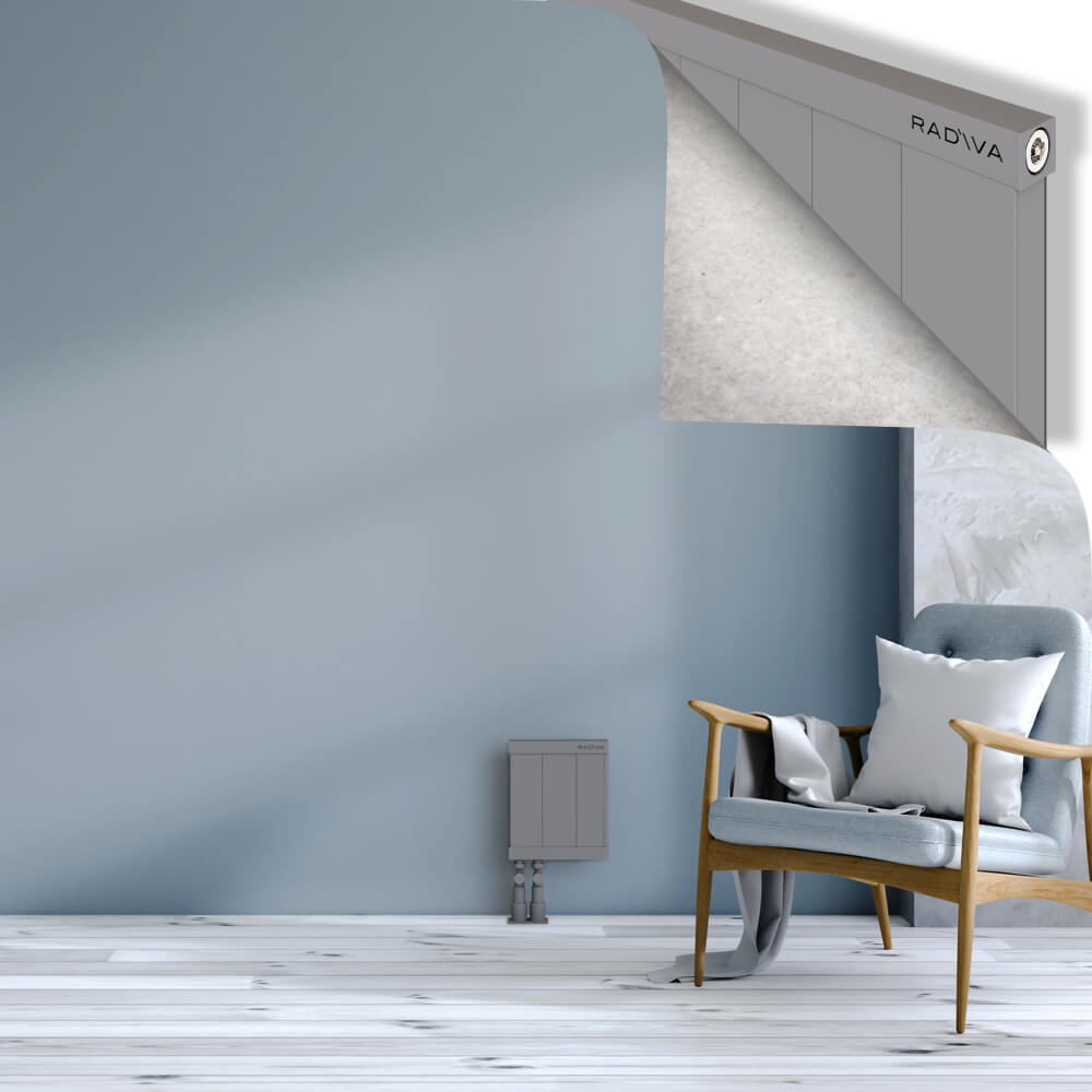 Rio Dekoratif Alüminyum Radyatör 300x304 Gri - 4