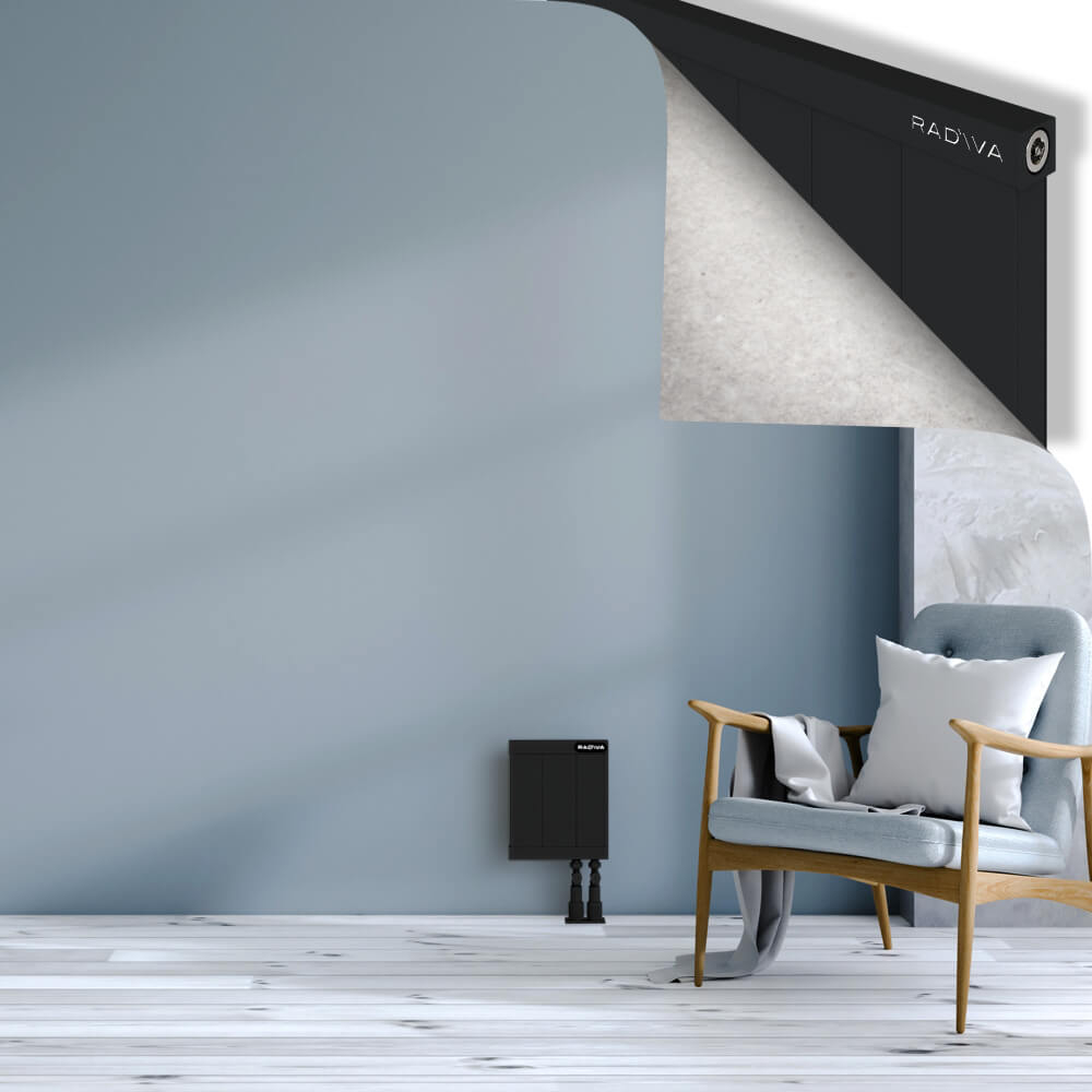 Rio Dekoratif Alüminyum Radyatör 300x304 Siyah - 3