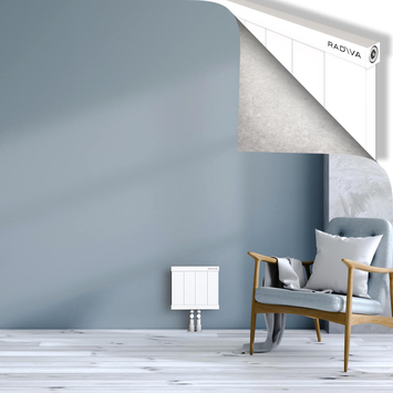 Rio Dekoratif Alüminyum Radyatör 300x404 Beyaz Alt Orta 50mm