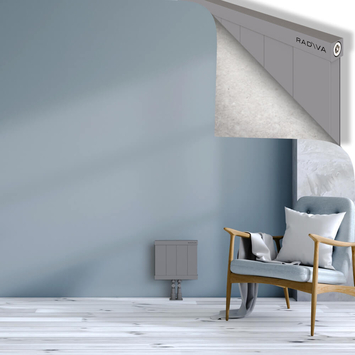 Rio Dekoratif Alüminyum Radyatör 300x404 Gri Alt Orta 50mm