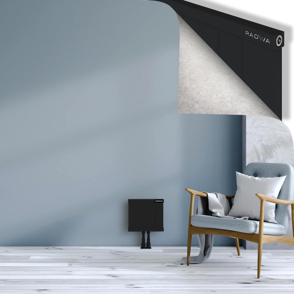 Rio Dekoratif Alüminyum Radyatör 300x404 Siyah - 2