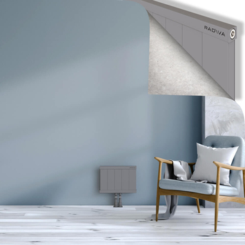 Rio Dekoratif Alüminyum Radyatör 300x504 Gri Alt Orta 50mm