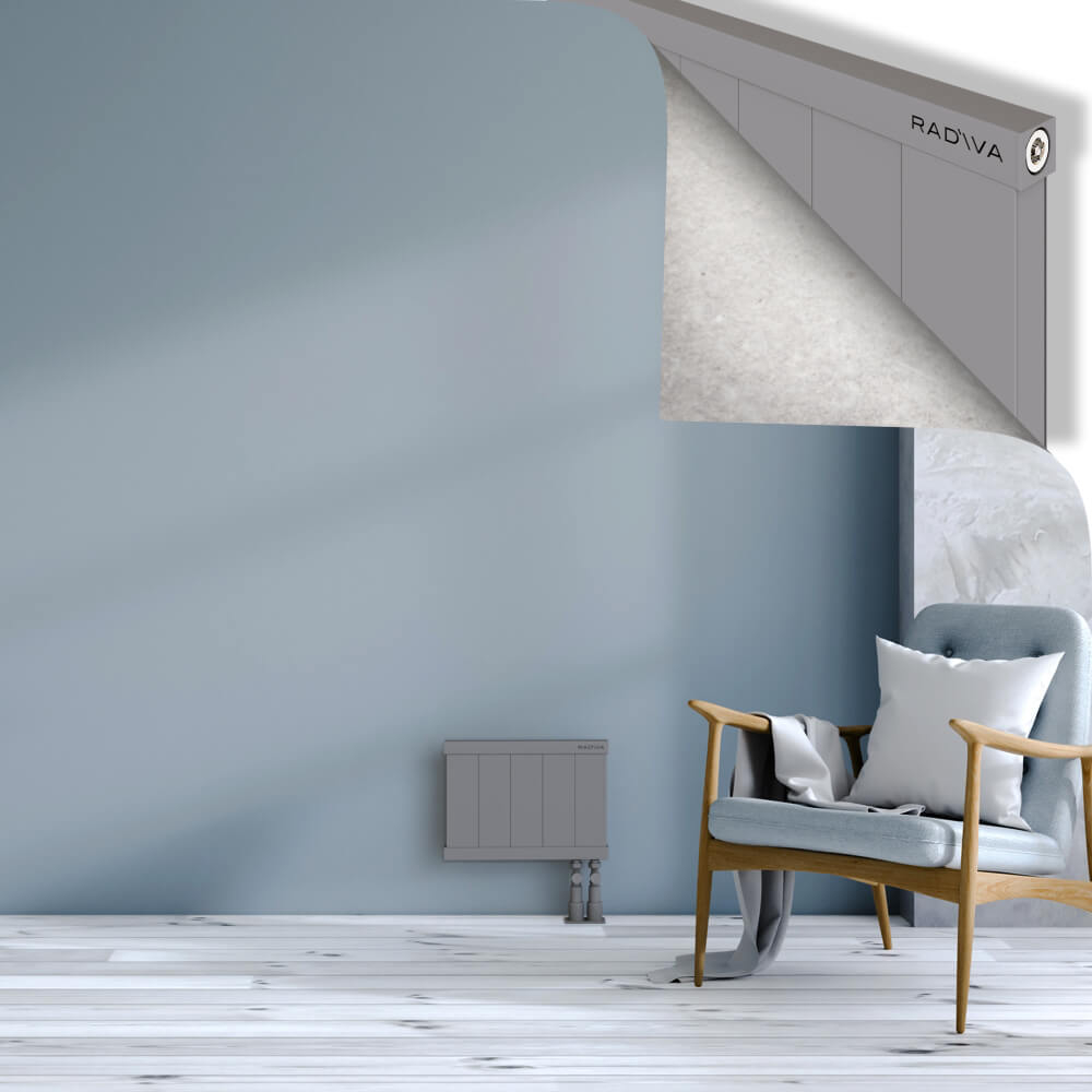 Rio Dekoratif Alüminyum Radyatör 300x504 Gri - 3