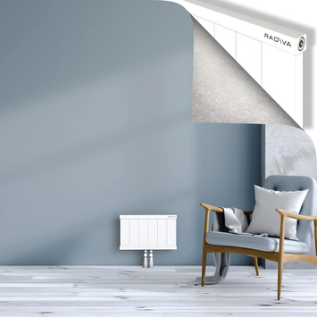 Rio Dekoratif Alüminyum Radyatör 300x604 Beyaz Alt Orta 50mm