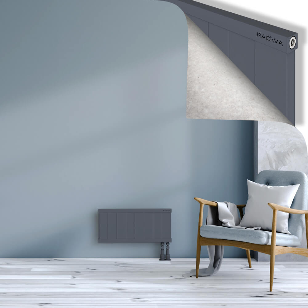 Rio Dekoratif Alüminyum Radyatör 300x804 Antrasit - 3