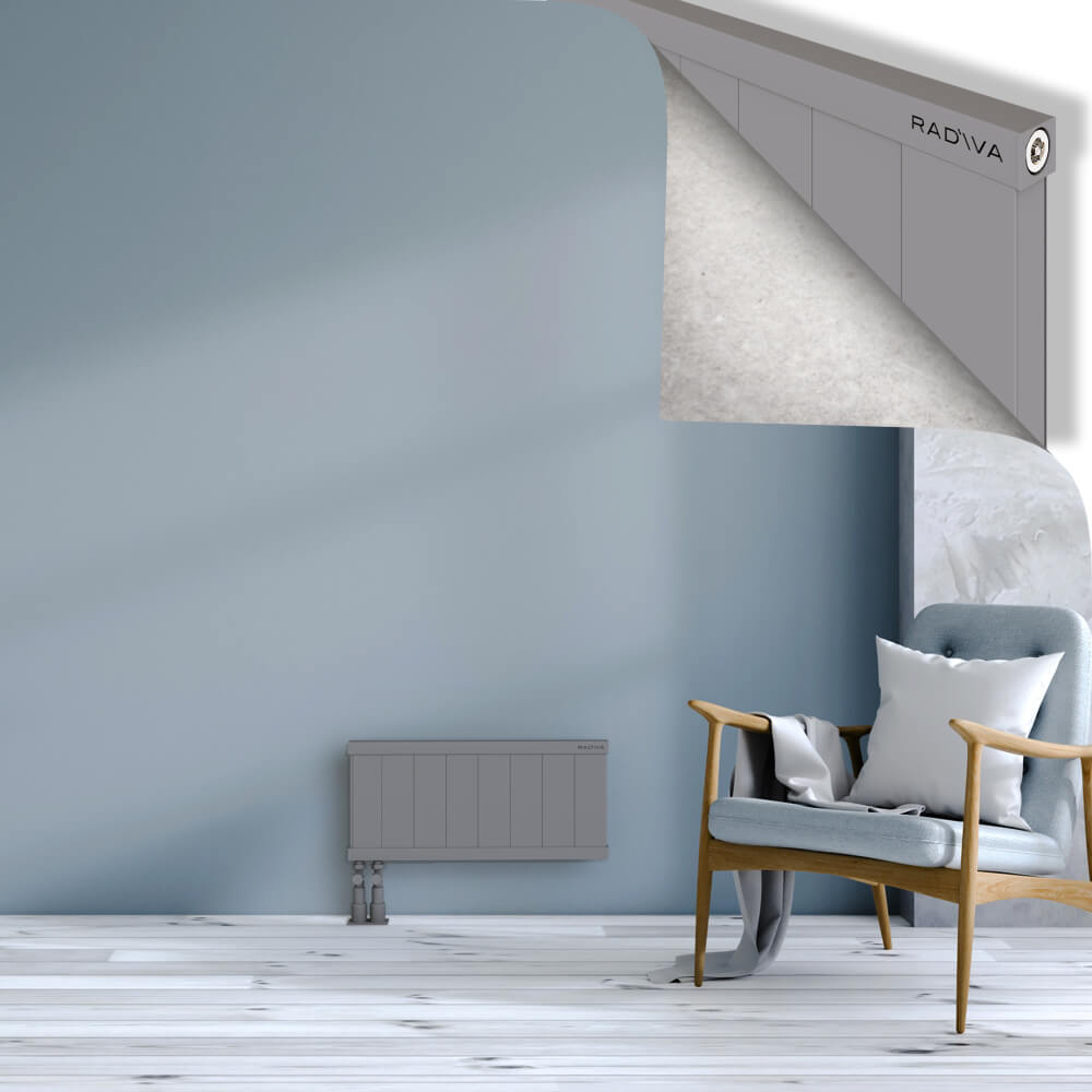 Rio Dekoratif Alüminyum Radyatör 300x804 Gri - 4