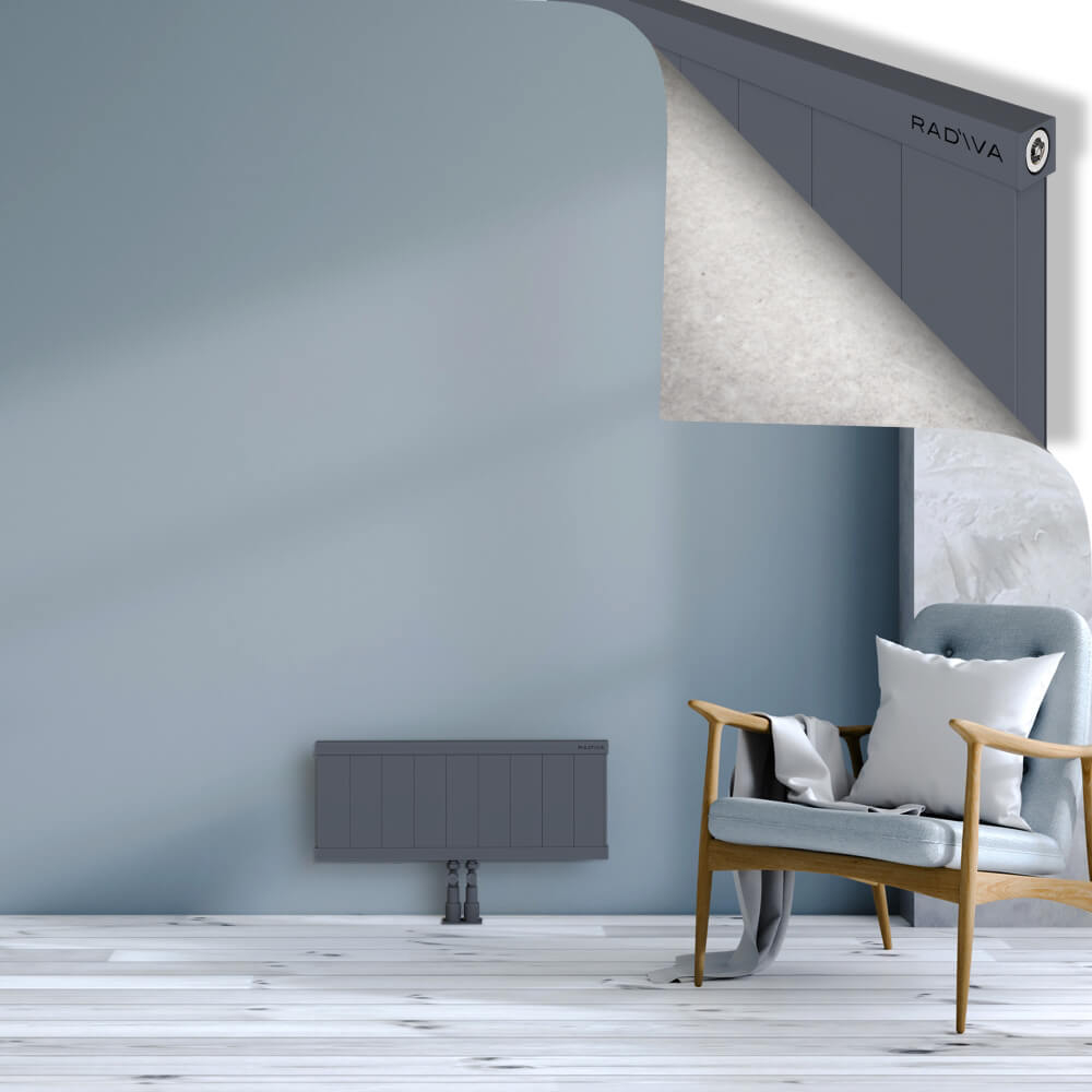 Rio Dekoratif Alüminyum Radyatör 300x904 Antrasit - 2