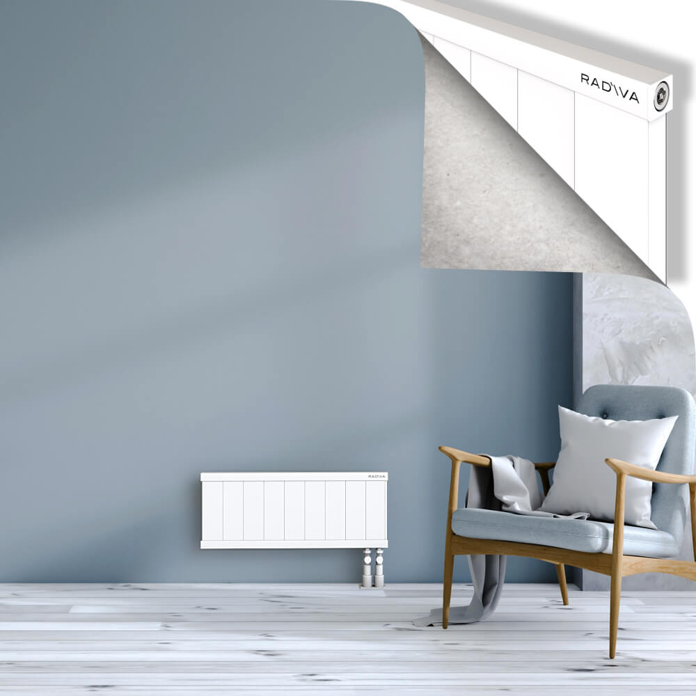 Rio Dekoratif Alüminyum Radyatör 300x904 Beyaz - 3