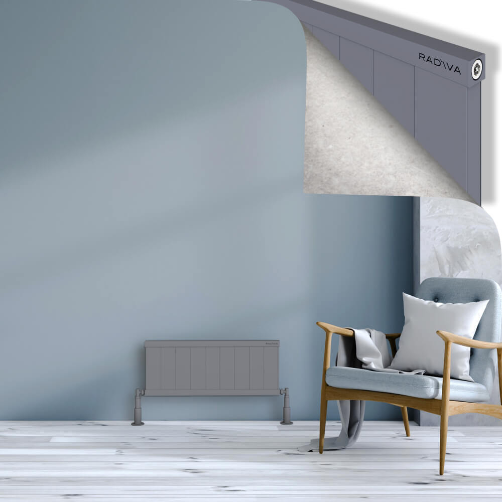 Rio Dekoratif Alüminyum Radyatör 300x904 Gri - 1
