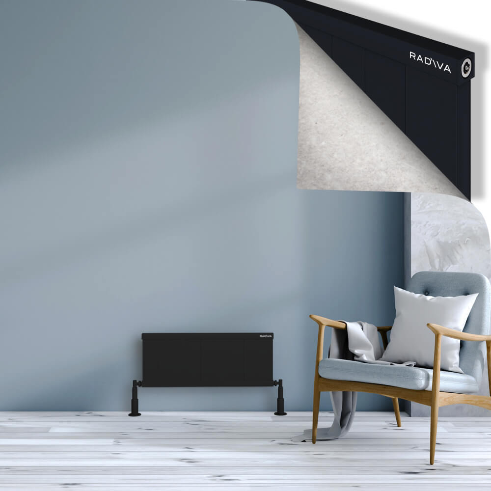 Rio Dekoratif Alüminyum Radyatör 300x904 Siyah - 1
