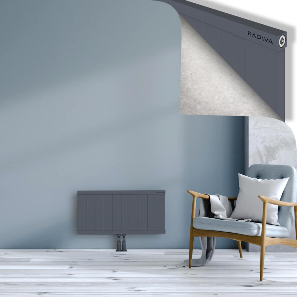 Rio Dekoratif Alüminyum Radyatör 400x1004 Antrasit - 2