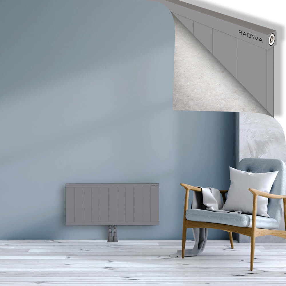 Rio Dekoratif Alüminyum Radyatör 400x1104 Gri - 2