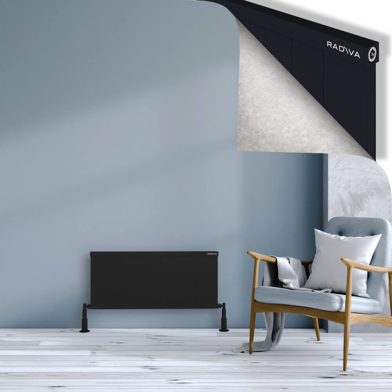 Rio Dekoratif Alüminyum Radyatör 400x1104 Siyah