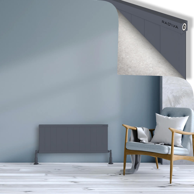 Rio Dekoratif Alüminyum Radyatör 400x1204 Antrasit