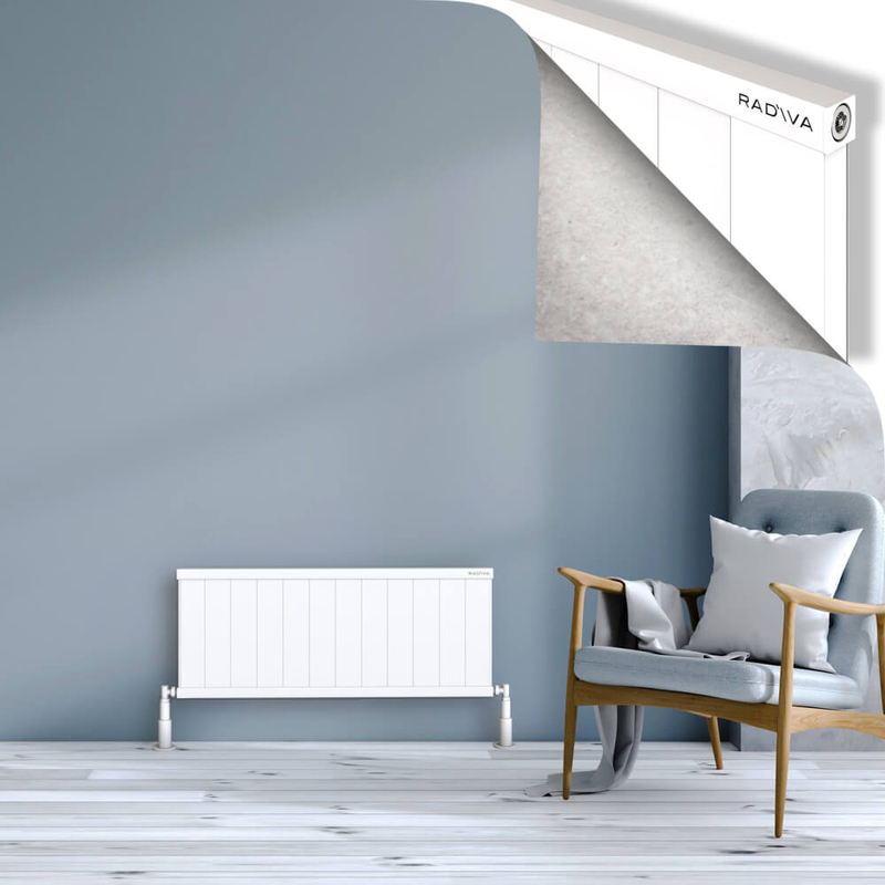Rio Dekoratif Alüminyum Radyatör 400x1204 Beyaz