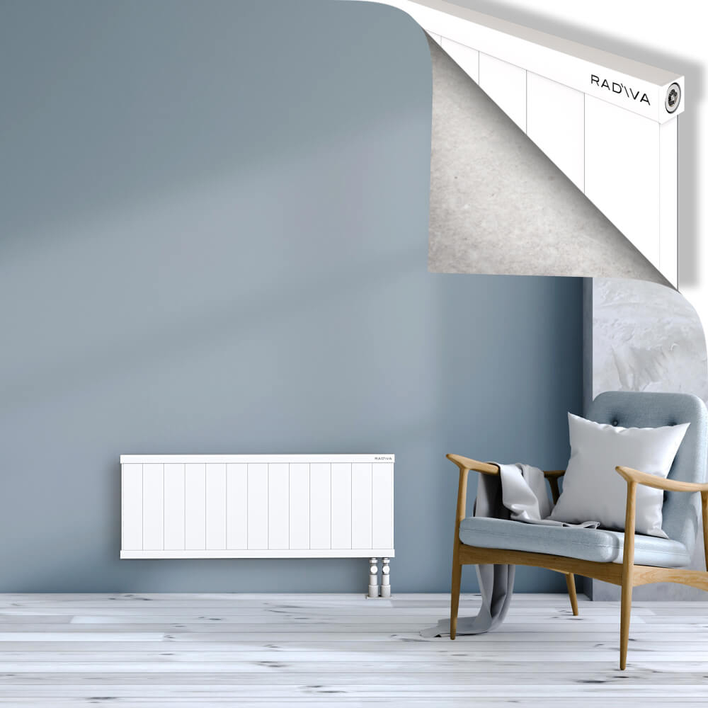 Rio Dekoratif Alüminyum Radyatör 400x1304 Beyaz - 3