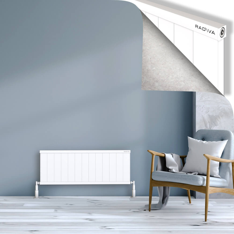 Rio Dekoratif Alüminyum Radyatör 400x1304 Beyaz