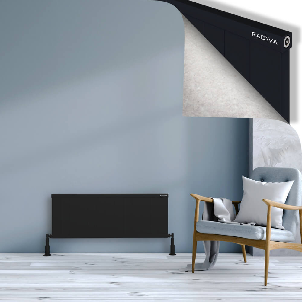 Rio Dekoratif Alüminyum Radyatör 400x1304 Siyah - 1