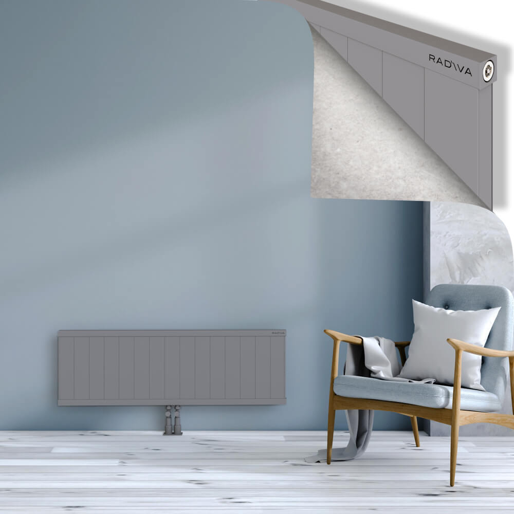 Rio Dekoratif Alüminyum Radyatör 400x1504 Gri - 2