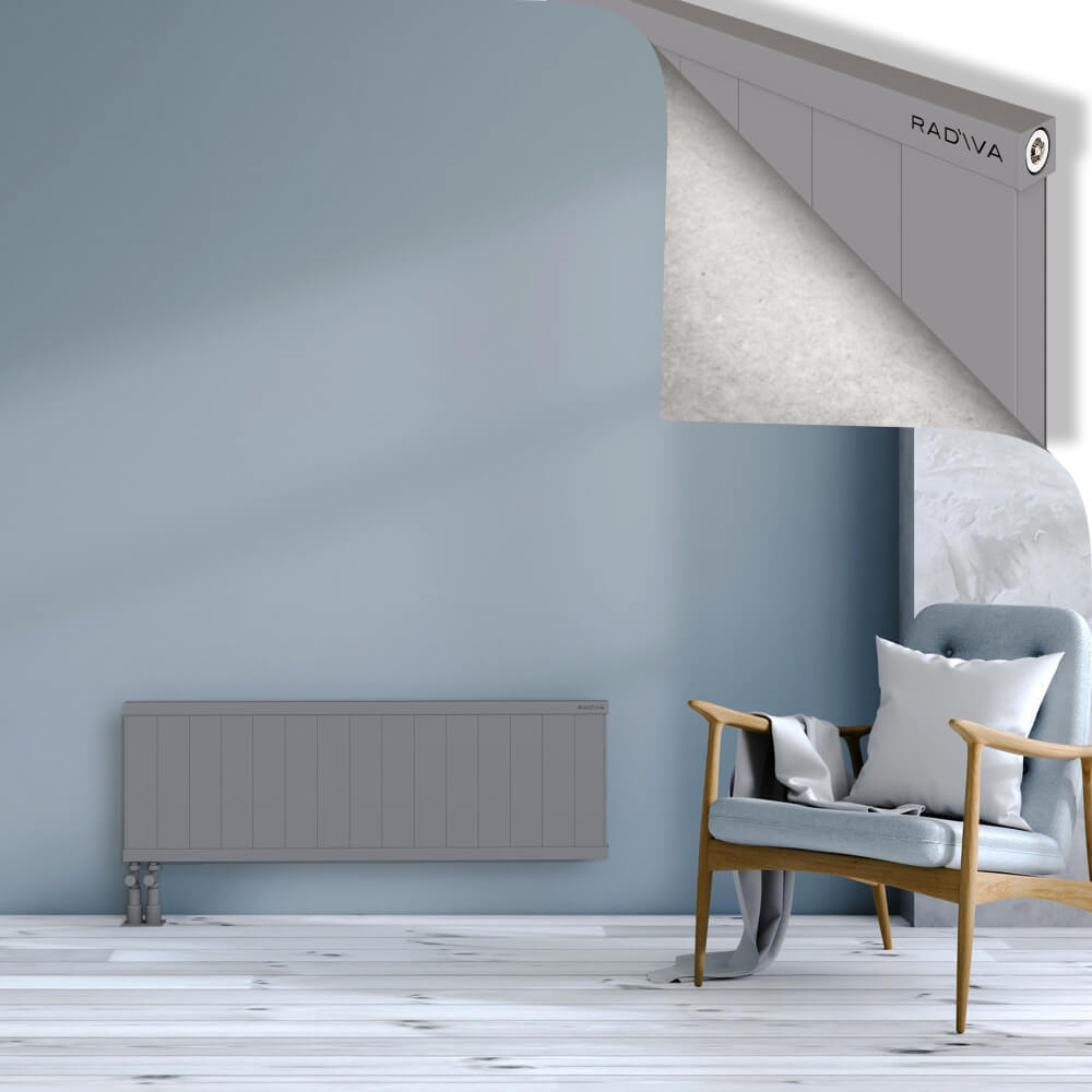 Rio Dekoratif Alüminyum Radyatör 400x1504 Gri - 4