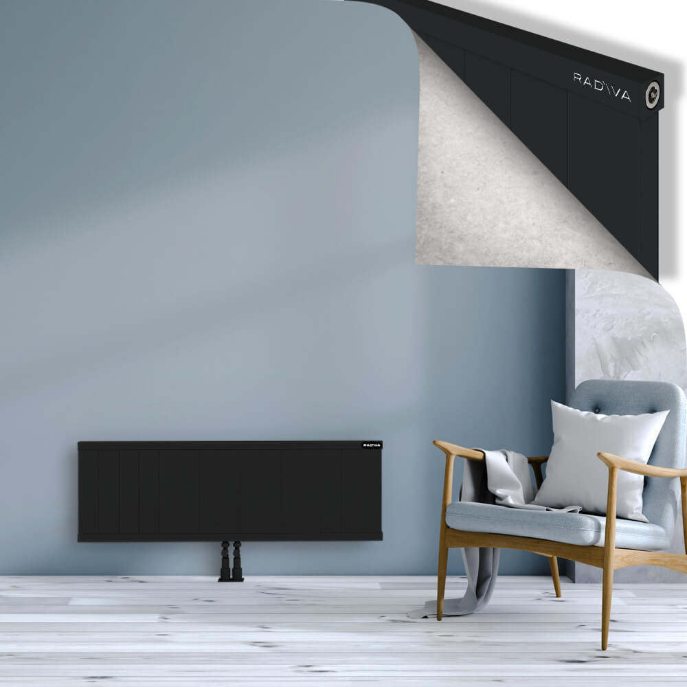 Rio Dekoratif Alüminyum Radyatör 400x1504 Siyah - 2