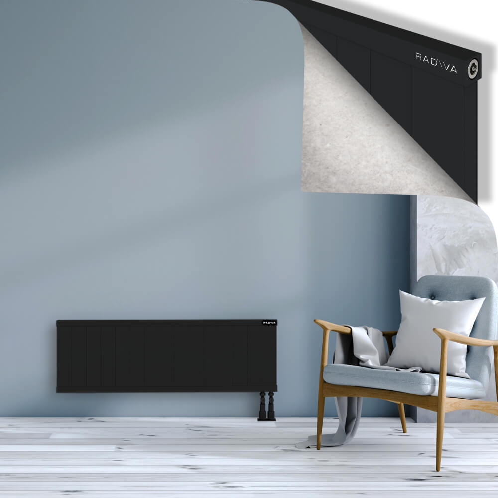 Rio Dekoratif Alüminyum Radyatör 400x1504 Siyah - 3