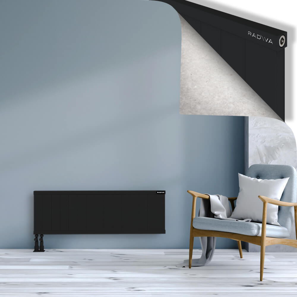 Rio Dekoratif Alüminyum Radyatör 400x1504 Siyah - 4