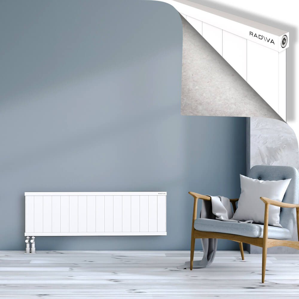Rio Dekoratif Alüminyum Radyatör 400x1604 Beyaz - 4