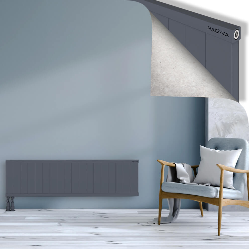 Rio Dekoratif Alüminyum Radyatör 400x1804 Antrasit - 4