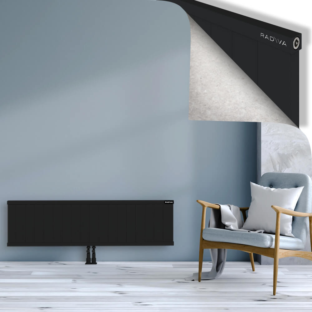 Rio Dekoratif Alüminyum Radyatör 400x1804 Siyah - 2