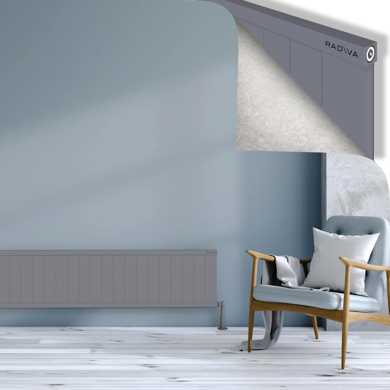 Rio Dekoratif Alüminyum Radyatör 400x2704 Gri