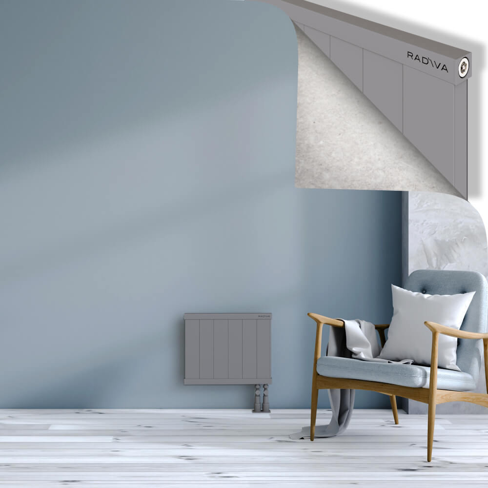 Rio Dekoratif Alüminyum Radyatör 400x604 Gri - 3