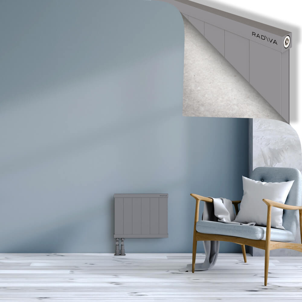 Rio Dekoratif Alüminyum Radyatör 400x604 Gri - 4