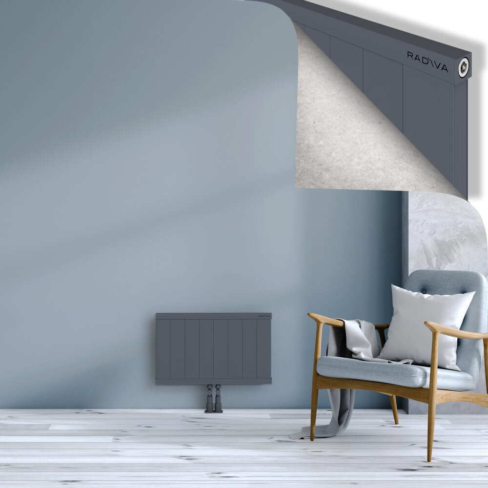 Rio Dekoratif Alüminyum Radyatör 400x804 Antrasit - 2